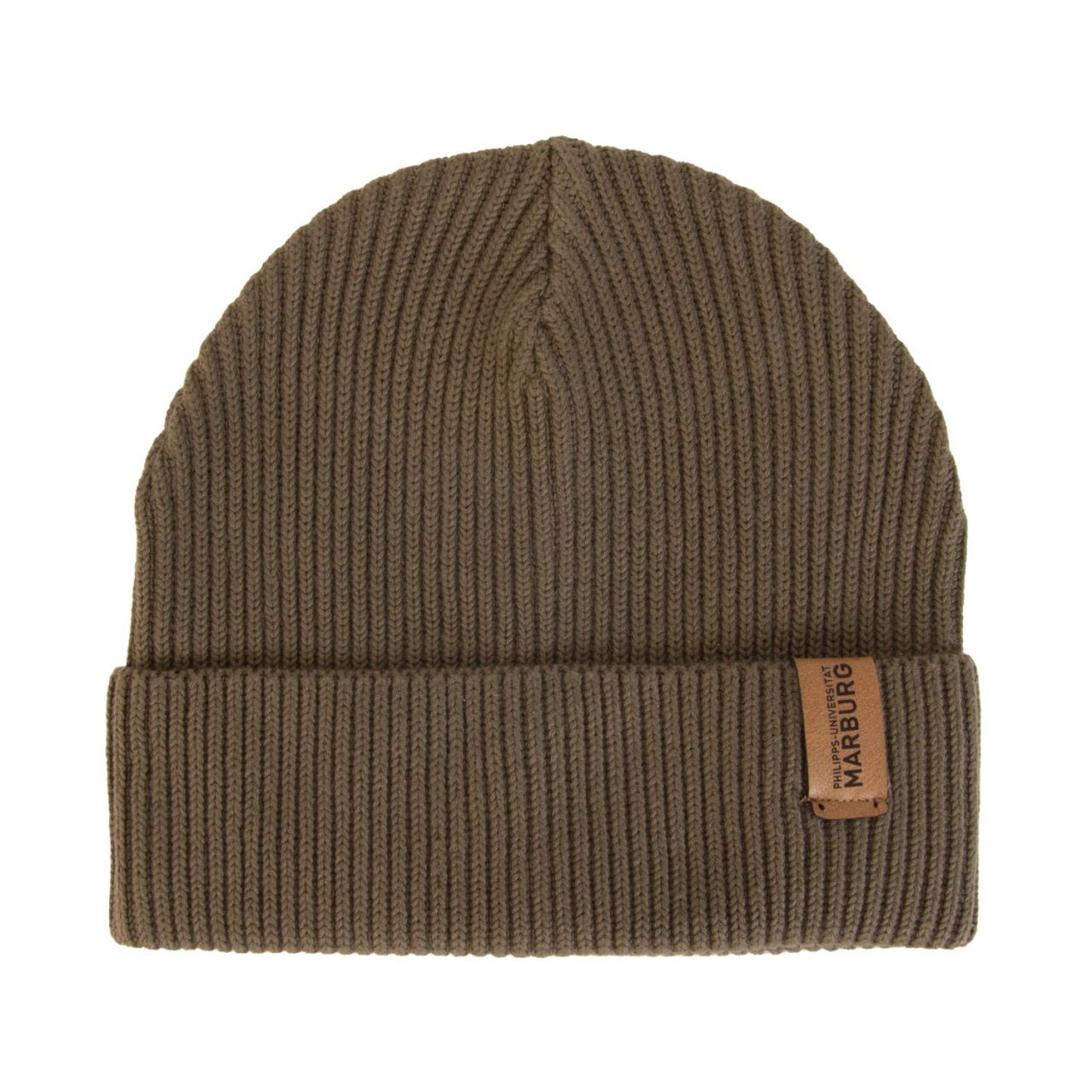 Beanie, khaki, looplabel